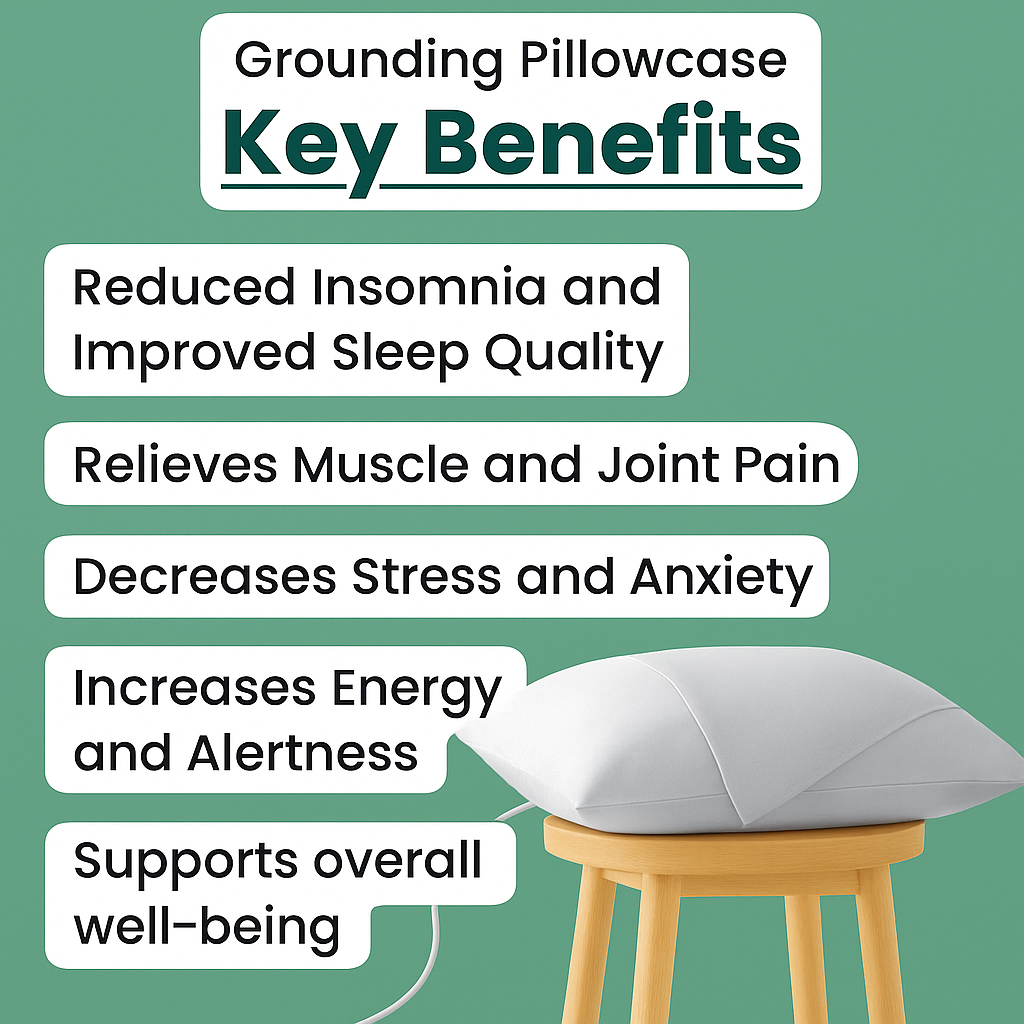 LifeGrounding Pillow Case